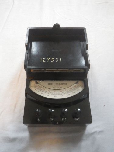 Vintage GE AC Voltmeter