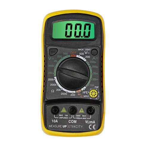 Digital lcd voltmeter ammeter ohmmeter multimeter volt ac dc tester meter for sale