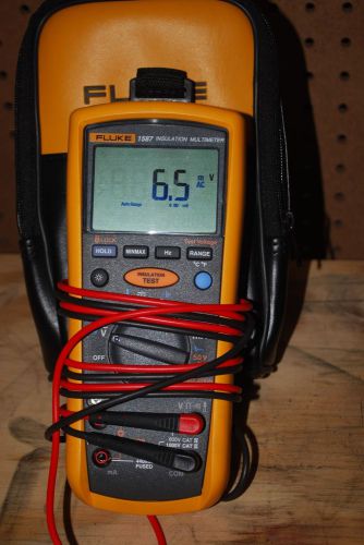 Fluke 1587 Insulation Multimeter in Case Great Condition!