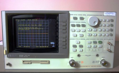 HP Agilent 8753D Network Analyzer, 30Khz-3Ghz, Calibrated with 30 day Warranty