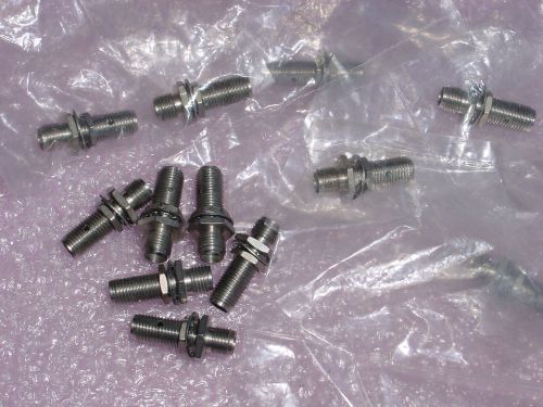 Bulkhead SMA (F) to SMA (F) adapters ( 12 pcs)