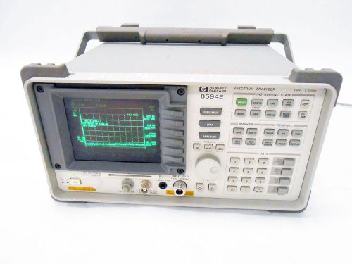 HP AGILENT KEYSIGHT 8594E 2.9 GHZ PORTABLE SPECTRUM ANALYZER 004 105 130 151 163