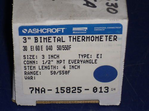 BIMETAL THERMOMETER 7NA-15825-013 *NEW*