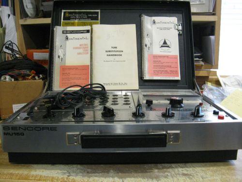 Sencore MU 150 Continental II Tube Tester Serial # 0125270M