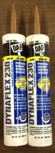 Dap Dynaflex 230 Premium Indoor/outdoor Sealant-Cedar Tan-Lot of 2