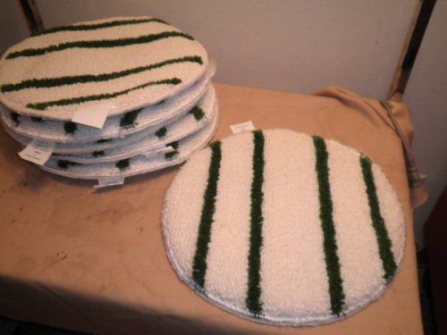 West Florida 17&#034; General Carpet Bonnet w/ Green Scrub Strips (Case of 6) New NR