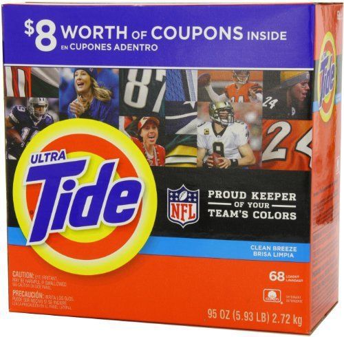 Tide Ultra Clean Breeze Scent Powder Laundry Detergent 68 Loads 95 Oz