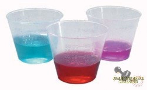 Free Ship Medline Plastic Medicine Graduated Cups 1 Ounce (Pck of 100)