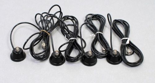 Magnetic Antenna Mount for Motorola Radios with 12&#039; Cable Lot of 4