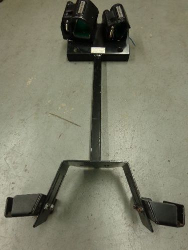 Patriot Pro Gard Dual Gun Stand w/ 12v large rifle and shot gun lock no keys #12