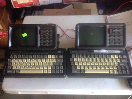 2 Motorola MDC 9100-10 Mobile Data Terminals