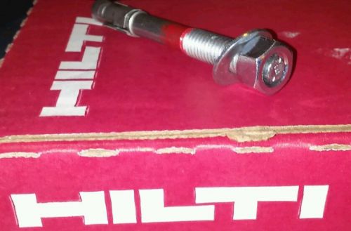 Brand new box of 50 hilti kb-tz 3/8 x 3 3/4 kwik bolts for sale