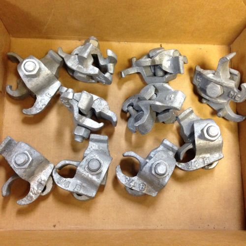 Appleton pc75et 3/4&#034; edge type rigid imc conduit pipe clamps malleable hot dip for sale