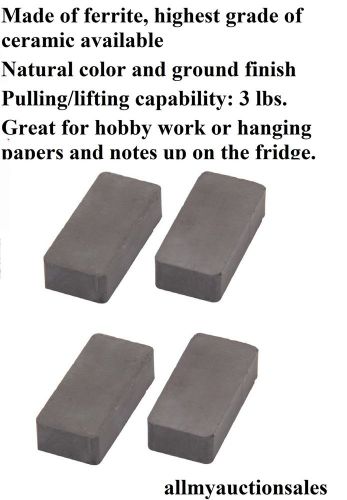 4 total general purpose 3 lb craft magnet blocks! fridge hobby etc world ship for sale