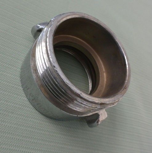 2 1/4&#034; NPSH Female x 2.5&#034; NH - FIRE HOSE Chrome ADAPTER