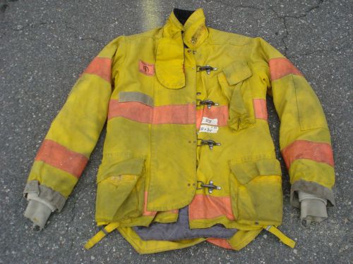 38x34 Jacket Coat Firefighter Turnout Bunker Gear NO Lettering MORNING PRIDE J5