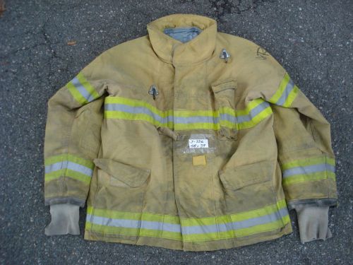 48x39 BIG &amp; TALL Jacket Coat Firefighter Bunker Fire Gear FIREGEAR Inc. J336