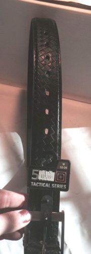 5.11 tactical belt #59503 black leather for sale