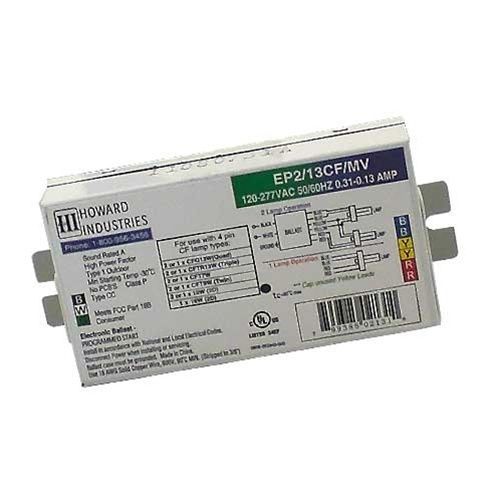 2 lamp 18 watt compact fluorescent 120 208 240 277 ballast kit for sale