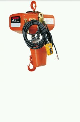 Jet 1 ton electric chain hoist 151066 model #1ss-1g-15 for sale