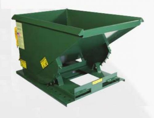 Vestil stackable self-dumping hopper, 4k lb., 1/2 cu. yard for sale