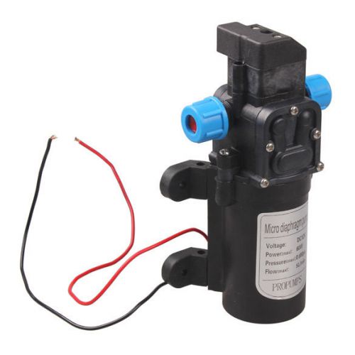 DC 12V 60W High Pressure Micro Diaphragm Water Pump Automatic Switch 5L/min