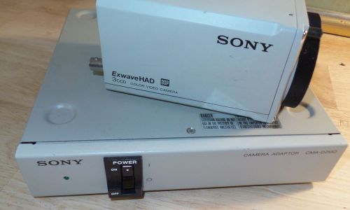 Sony DXC-990 HAD 3ccd Color Video Camera with Camera Adaptor CMA-D2MD, DXC-950