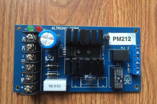 Altronix pm212 supervised linear power supply -12vdc 1a for sale