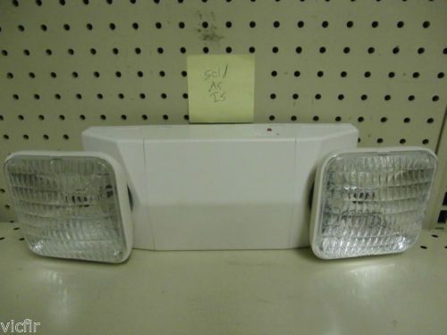 All Fit 674074 Emergency Light with Battery Back-Up, Two head, E3010, Sold AS IS
