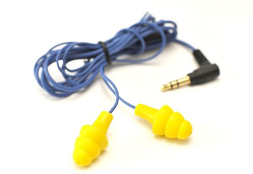 Yellow Silicone Earplug Headphones Earphones Ear Plugs