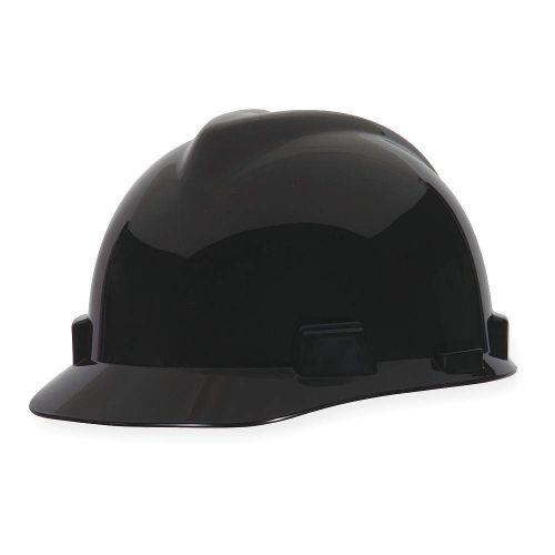 Hard Hat, FrtBrim, Slotted, 4Rtcht, Black 492559