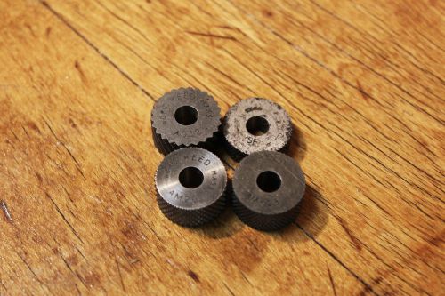 Reed knurling tool wheels 4 various models for sale