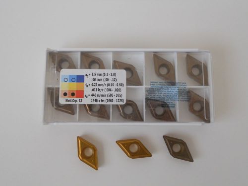 SECO CARBIDE INSERTS DCMT 15408-F2 TK1000 &amp; TP2000 *(13 PCS)*