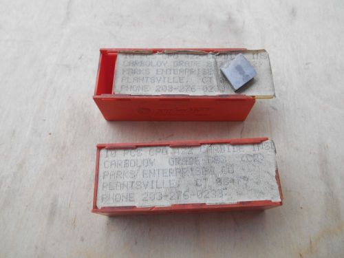 CARBOLOY CARBIDE INSERTS , CPG 422, GR.883 ,19 INSERTS