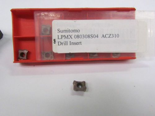 SUMITOMO LPMX 080308S04 ACZ310 DRILL INSERT