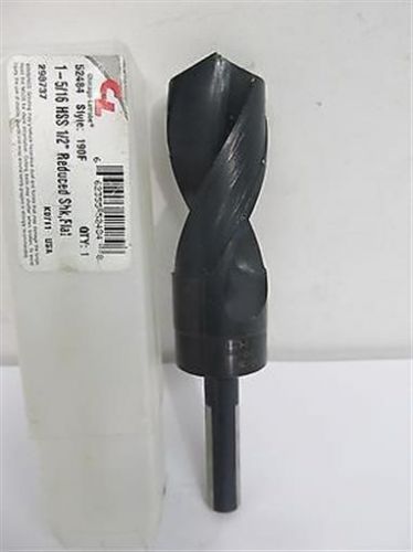 Chicago-Latrobe 52484, 1 5/16&#034;, HSS, S&amp;D Reduced Shank Drill Bit