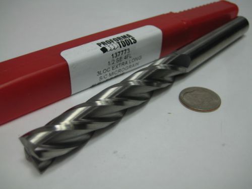 NEW SOLID CARBIDE 1/2&#034; ENDMILL 3&#034; LOC MILLING CUTTING LATHE MACHINIST TOOL BIT