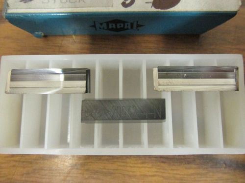 (3) Mapal WP-20532-4-N Carbide Reamer Blades