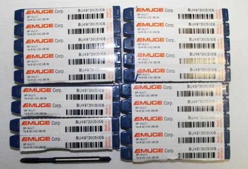 20pc 8-32 Emuge MultiTap Spiral Point