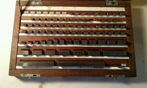 Fowler gauge block set 81 Pc