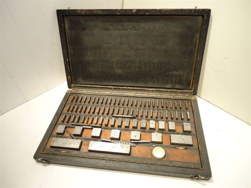 HELIOS GAUGE BLOCK SET 19220 MILLIONS ACCURACY WITH WOOD BOX (GR)