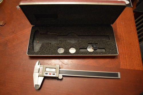 Starret depth micrometer and Starret digital calipers