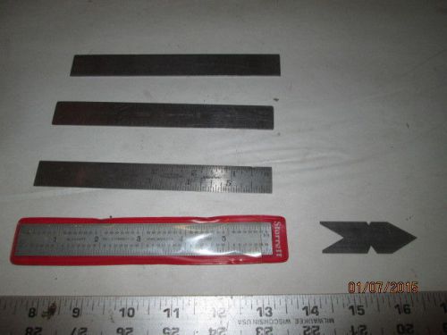 MACHINIST TOOLS LATHE MILL Lot of Machinist Steel Rules Rulers 2 are Starrett