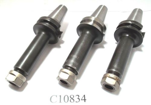 3 PC SET BT40 ER20 COLLET CHUCK WILL BE LISTING MORE BT 40 ER 20 LOT C10834