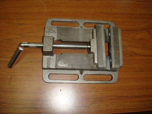 4&#034; FLAT METAL MACHINIST VICE, WORK HOLDERFOR DRILL PRESS