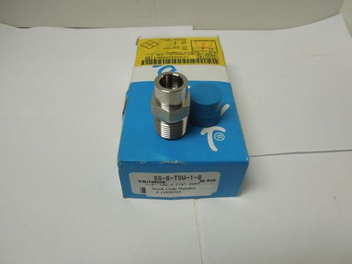 Swagelok ss-8-tsw-1-8 male conn 1/2&#034; socketweld x 1/2&#034; npt 316ss &lt;ss-8-tsw-1-8 for sale