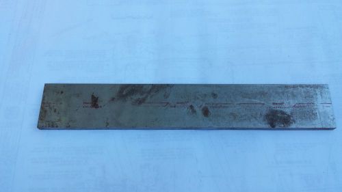 Starrett oil hardening steel bar 18 1/2&#034; x 3&#034; x 1/2&#034;