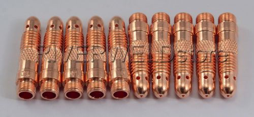 10N30 TIG Collet Bodies 0.040&#034; &amp; 1.0mm Fit TIG Torch SR DB PTA WP 17 18 26 10PK