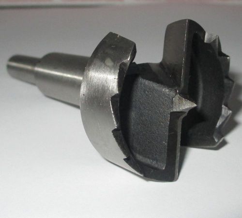 1-1/2&#034; FORSTNER BIT PRECISION SHARPENED HIGH CARBON STEEL 3/8&#034; REINFORCED SHANK