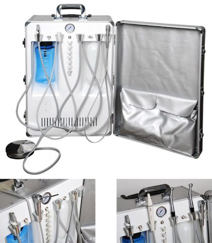 Dental PORTABLE DELIVERY UNIT with CASE COMPRESSOR CE